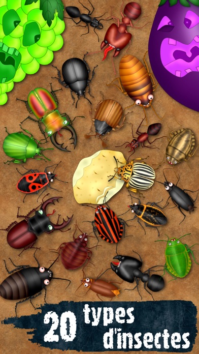 Screenshot #1 pour Écraser Insecte Jeux Fourmis
