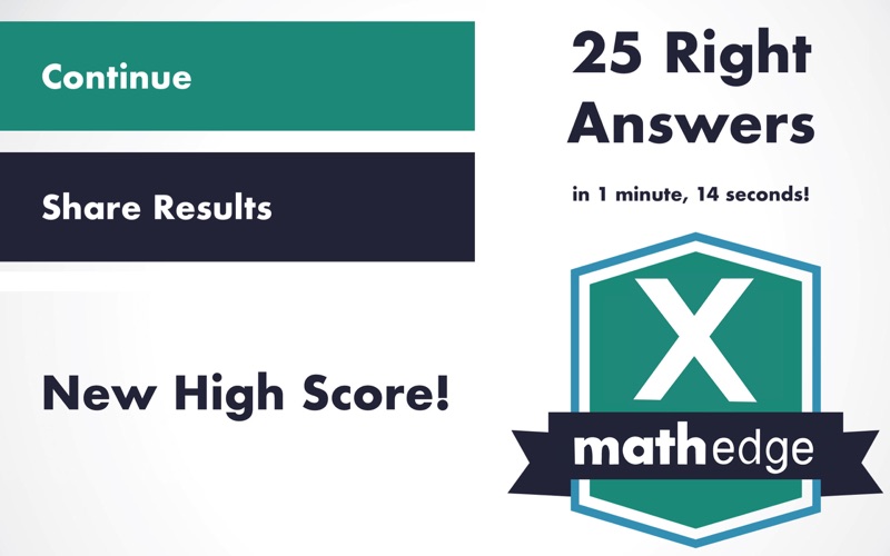 MathEdge Multiplication iPhone screenshot