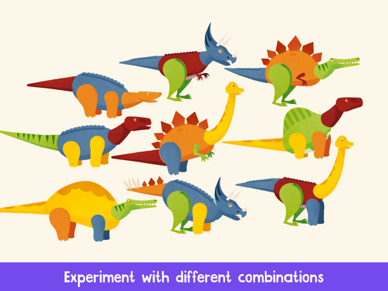 Dinosaur Mix iPad app afbeelding 5