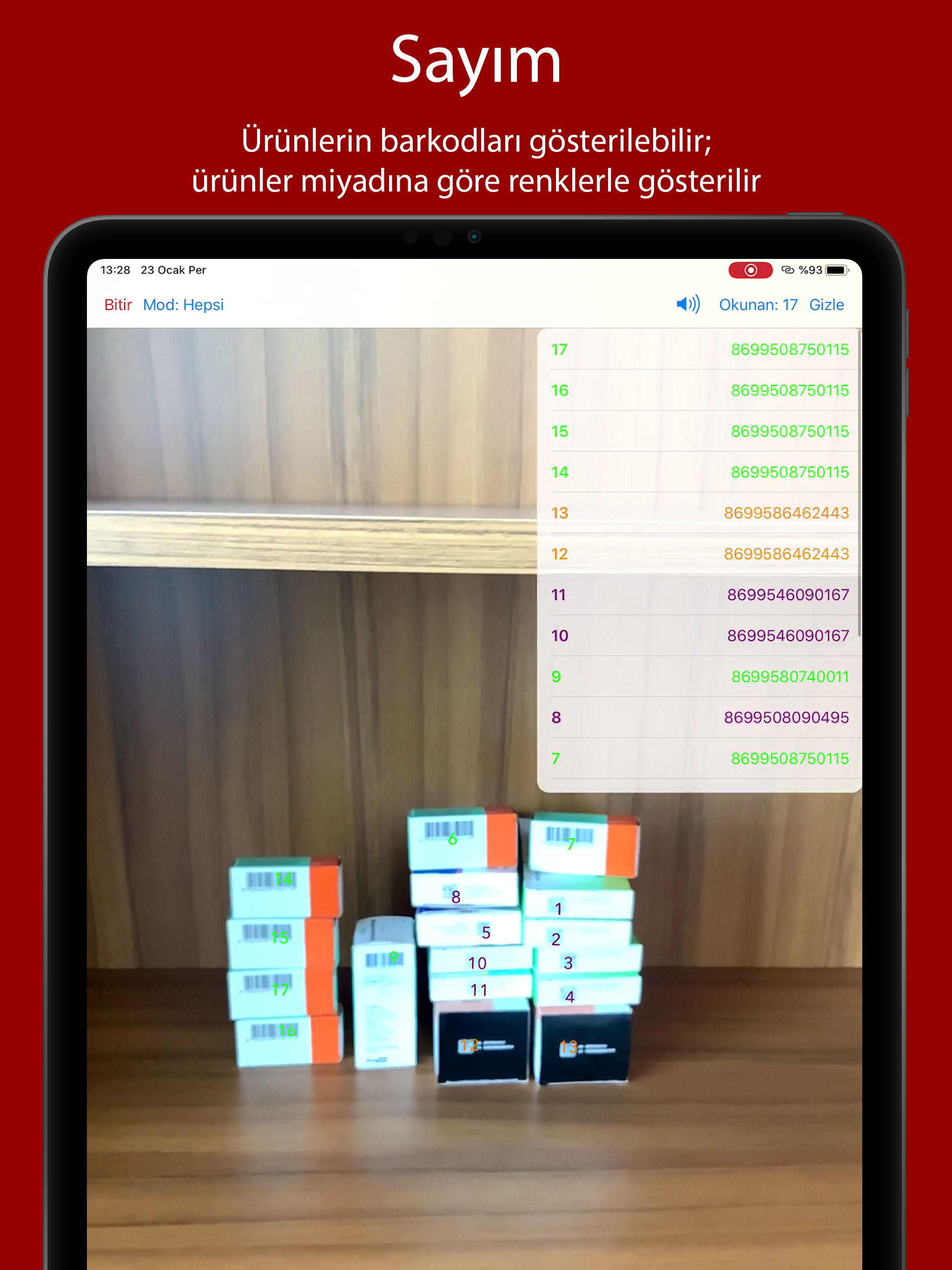 Eczanem Stok Sayım