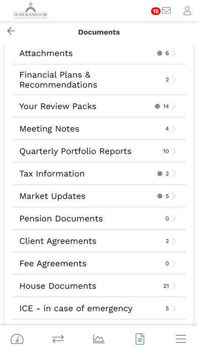Screenshot #2 pour Hawksmoor Client Portal