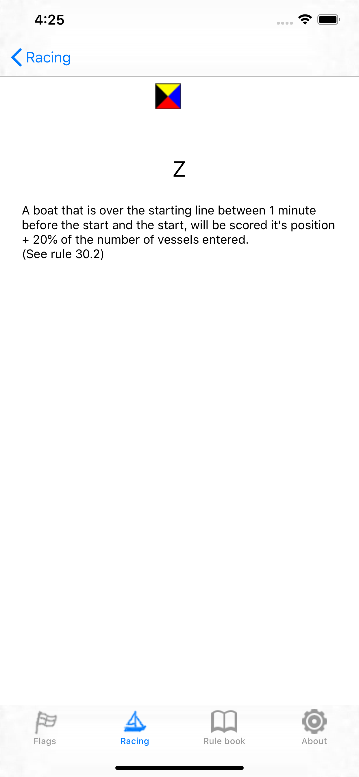 iRegatta Flags screenshot 5