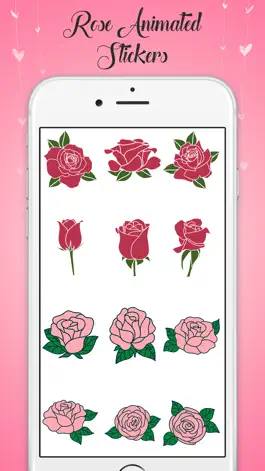 Game screenshot Animated Rose Day Stickers apk