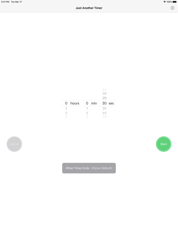 Another Timer iPad screenshot 4 - Utilities app