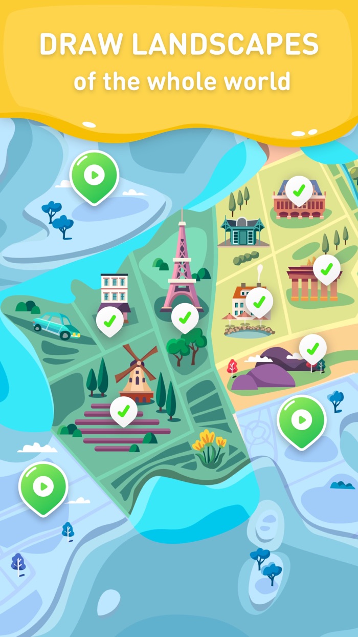 Paint the world - color by num