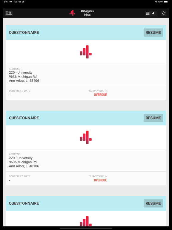 Screenshot #5 pour 4Shoppers Mystery Shopper