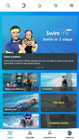 Game screenshot SwimtoFly | Learn how to swim mod apk