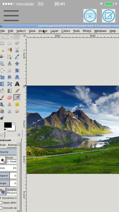 XGimp Image Editor Paint Tool Screenshot