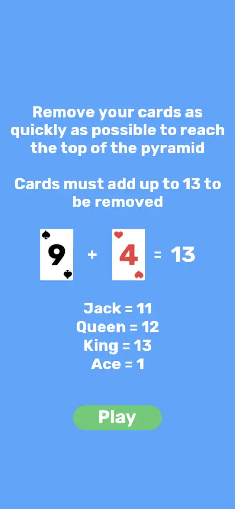 Endless Pyramid Solitaire