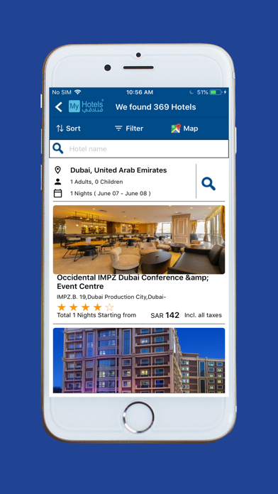 MyHotels - Hotels and Resorts Screenshot