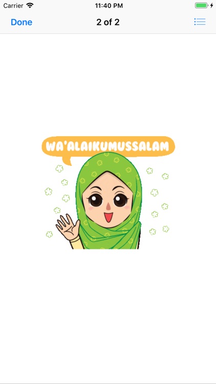 Muslim Hijab Girl Greetings