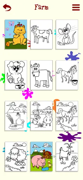 Game screenshot Kid Artist - Animals Coloring apk
