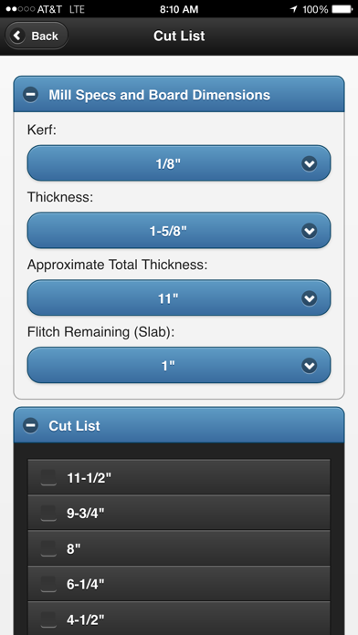 Sawmill Calculator Pro Screenshot