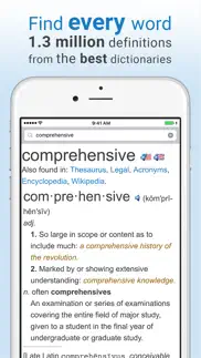 dictionary and thesaurus pro iphone screenshot 2
