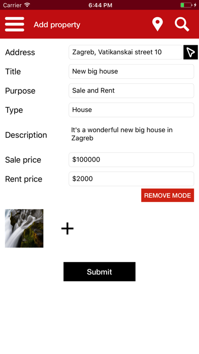 Winter Real Estate Agency App Screenshot