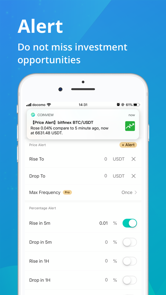 #4. CoinView: Bitcoin Altcoin App (macOS) 由: FrontierOne Software