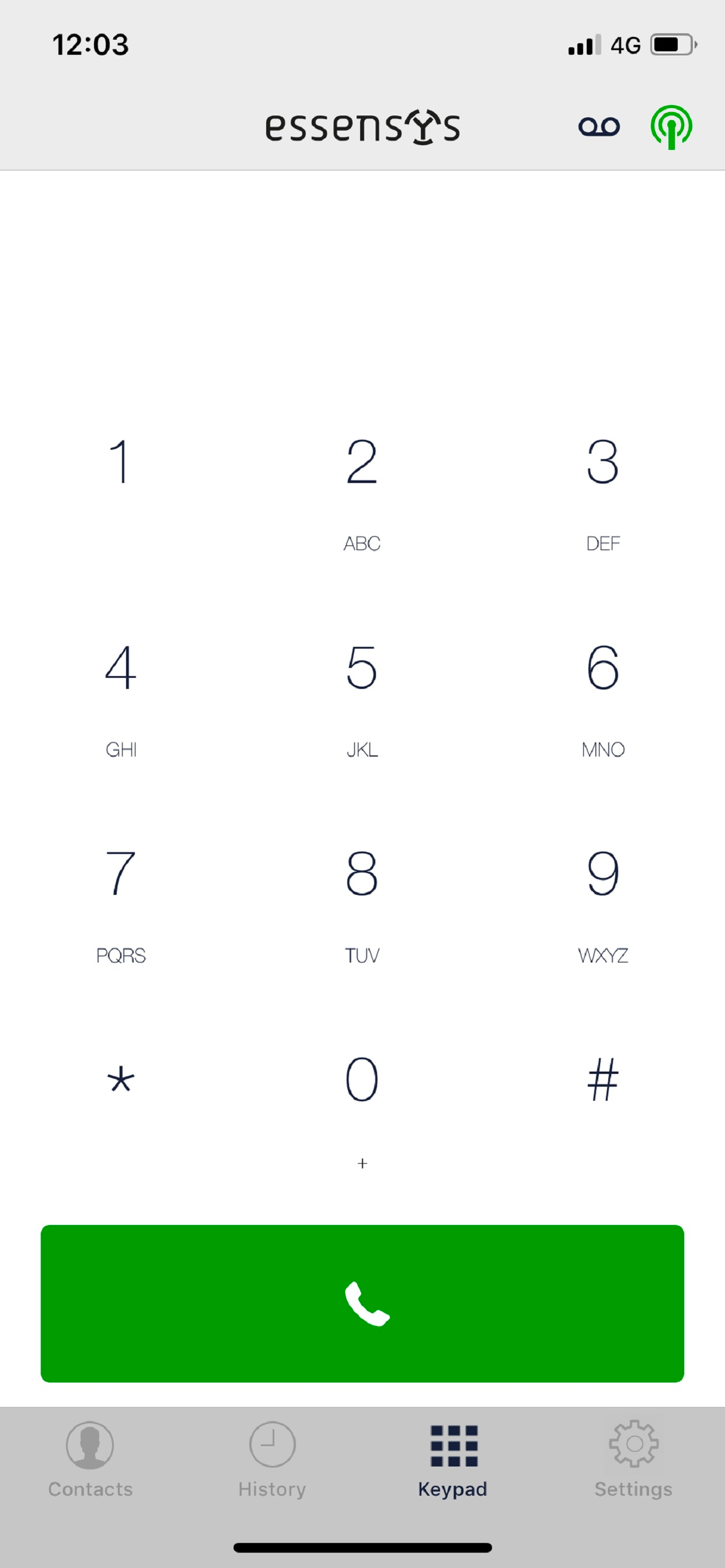 essensys Softphone (US) screenshot 3