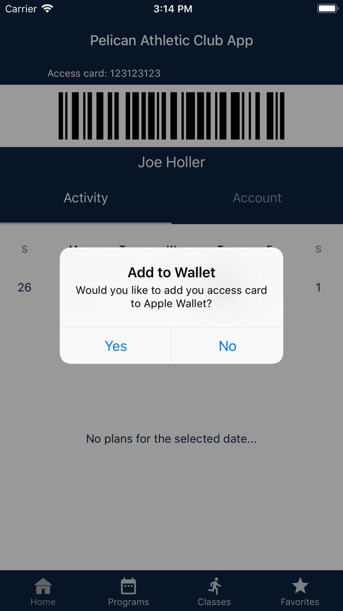 Pelican Athletic Club New
