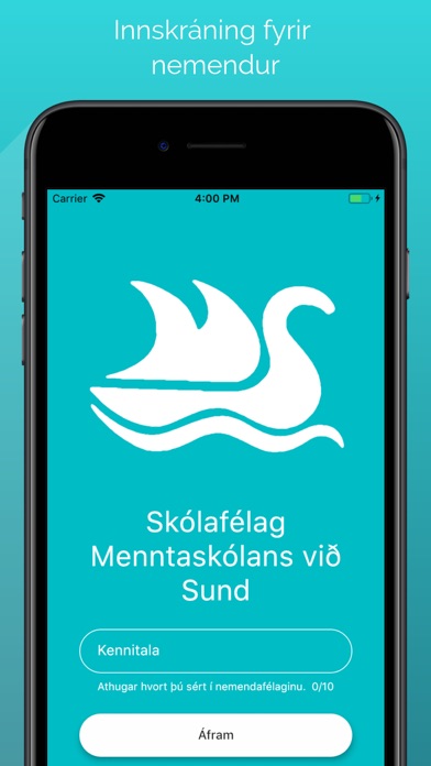 Screenshot #1 pour Skólafélag MS