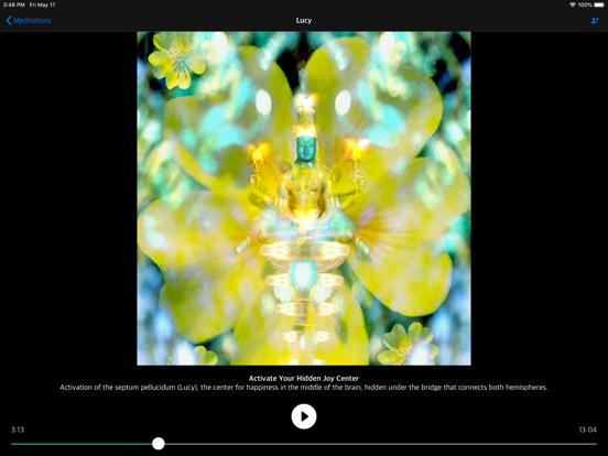 Silence Finder Meditation iPad screenshot 3 - Health & Fitness app
