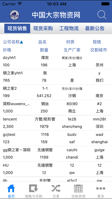 Screenshot #2 pour 中国大宗物资