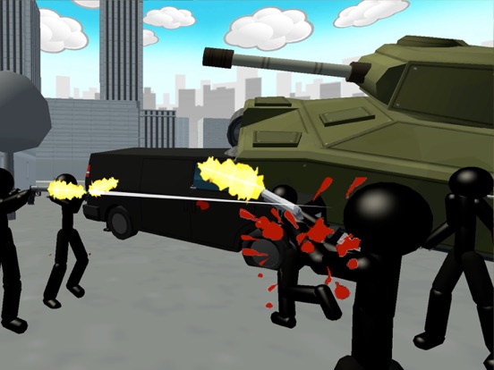 Screenshot #4 pour Stickman City Tir 3D