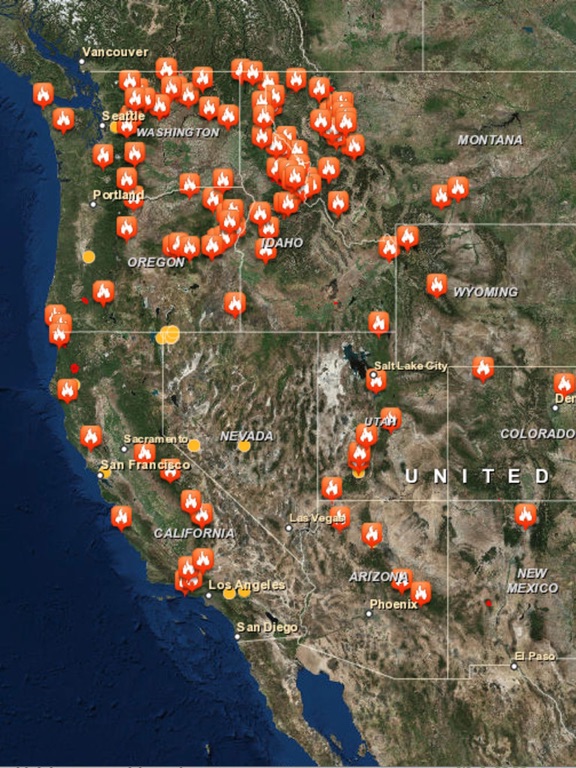 Screenshot #5 pour Wildfire & Earthquake Tracker