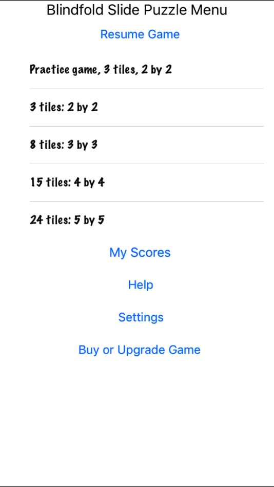 #2. Blindfold Slide Puzzle (iOS) 由: marty schultz