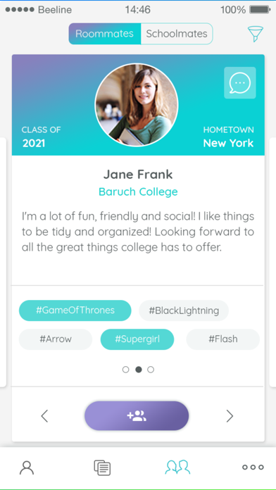 Screenshot 4 of DormWith - College Roommates App