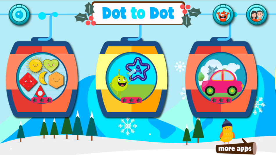 #1. Connect the dots ABC Games (iOS) Podle: Greysprings Software Solutions Pvt. Ltd.
