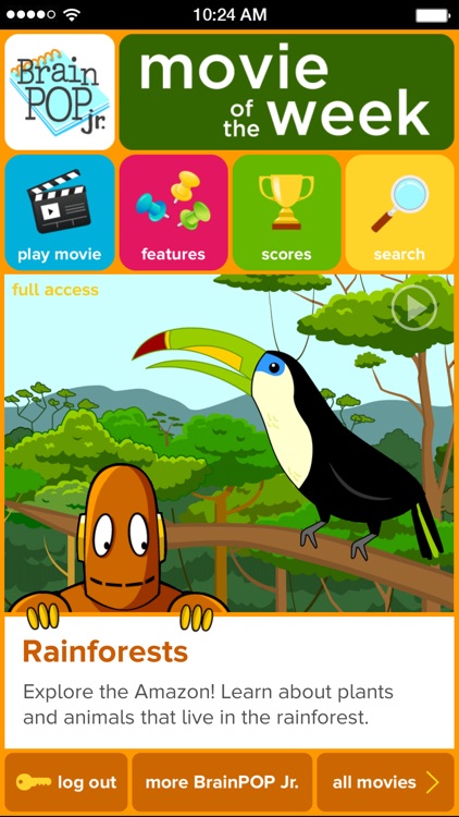 BrainPOP Jr. Movie of the Week screenshot-0