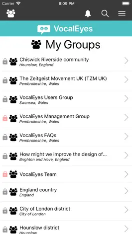 Game screenshot VocalEyes Community Organising apk
