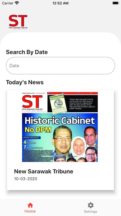New Sarawak Tribune e-paper