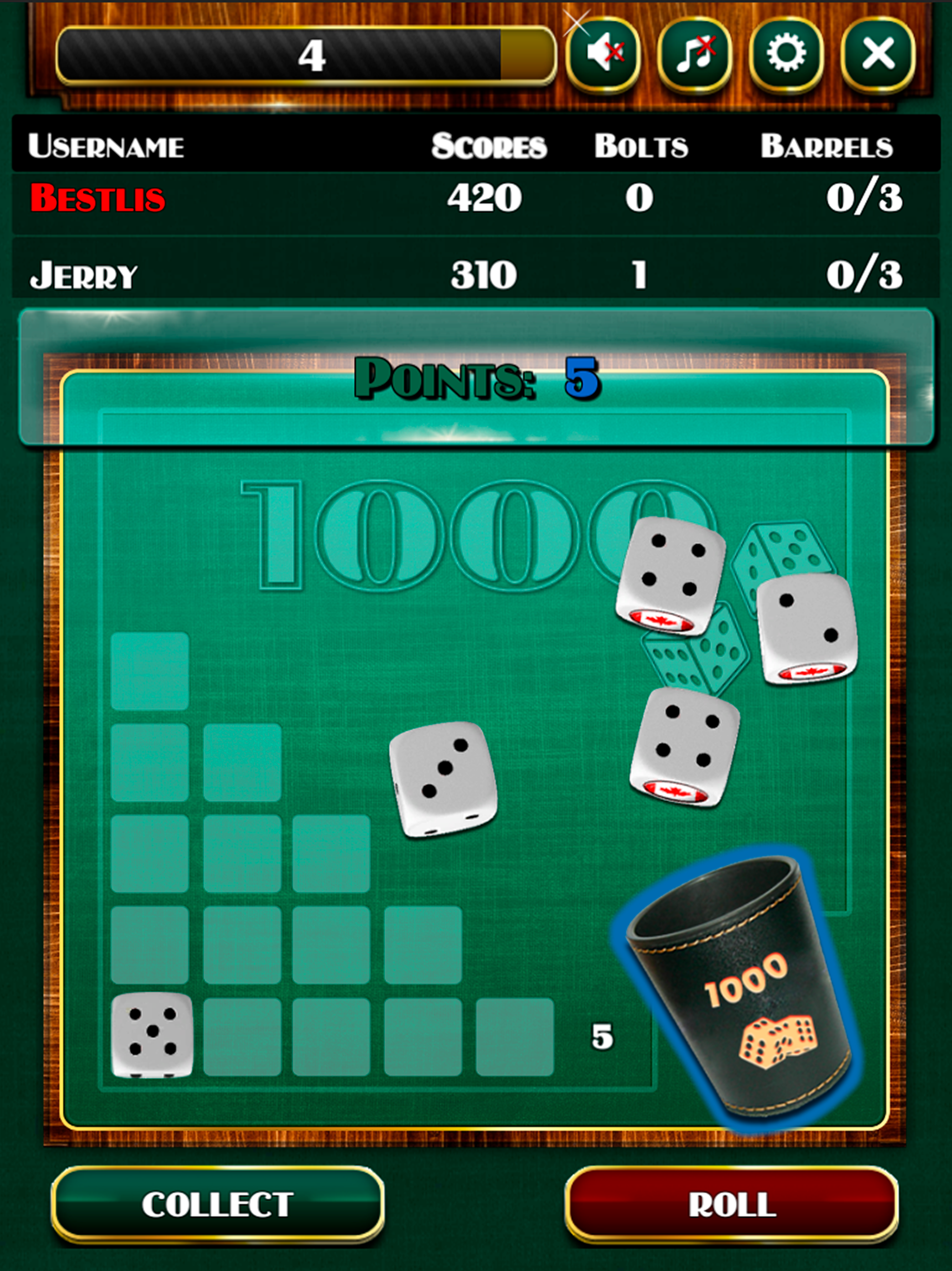 Thousand Dices