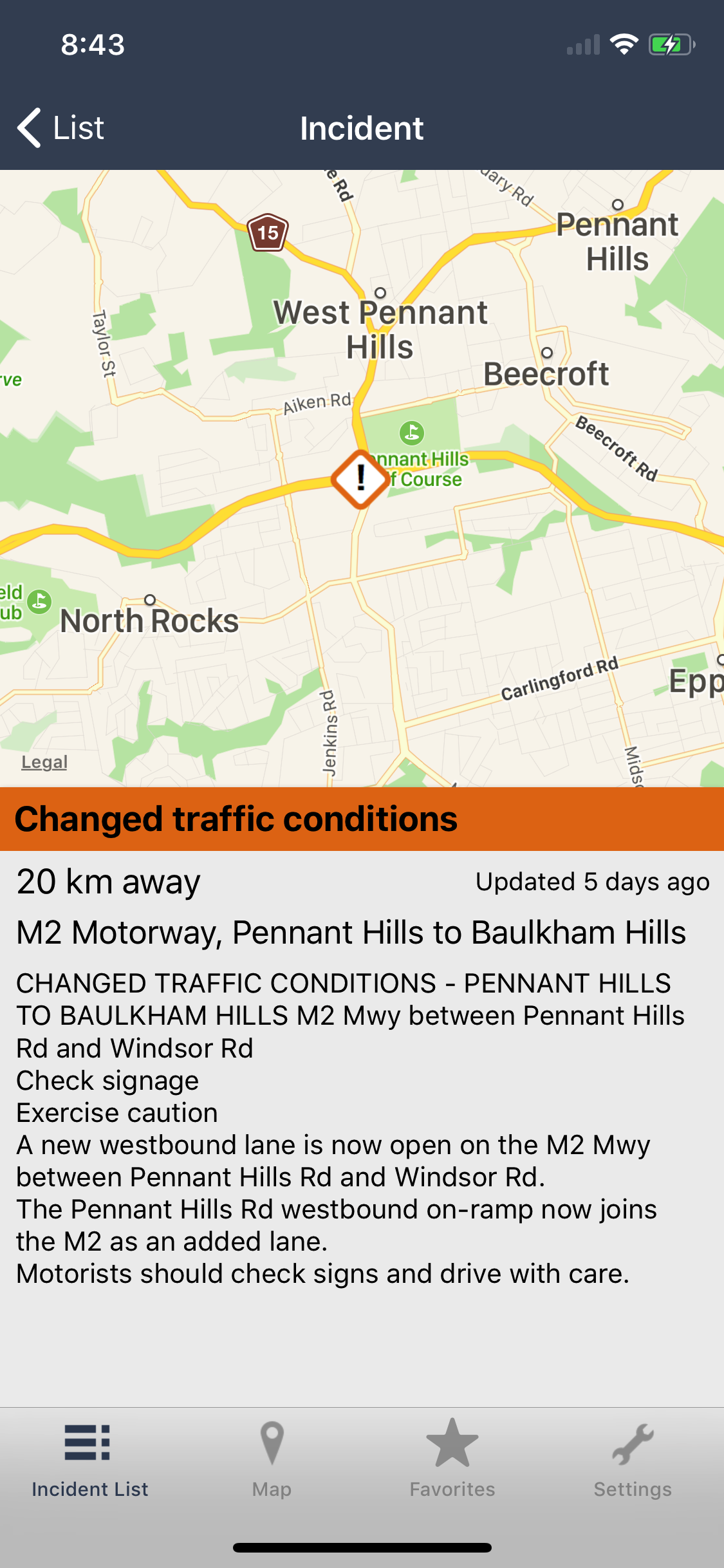 NSW Roads Traffic & Cameras screenshot 5