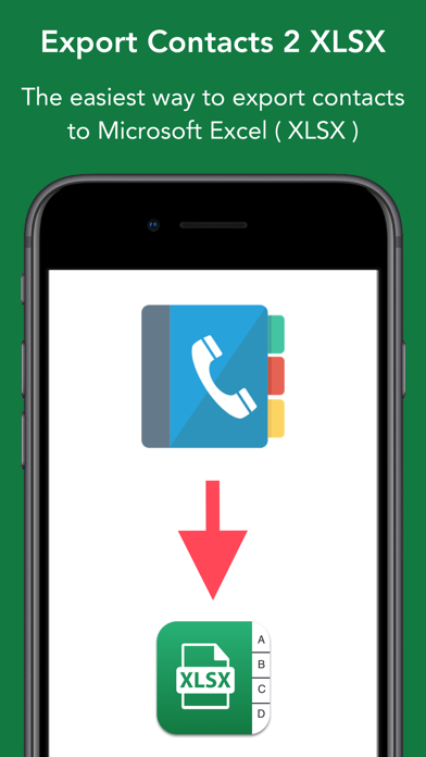 Contacts to XLSX - Excel Sheetのおすすめ画像1