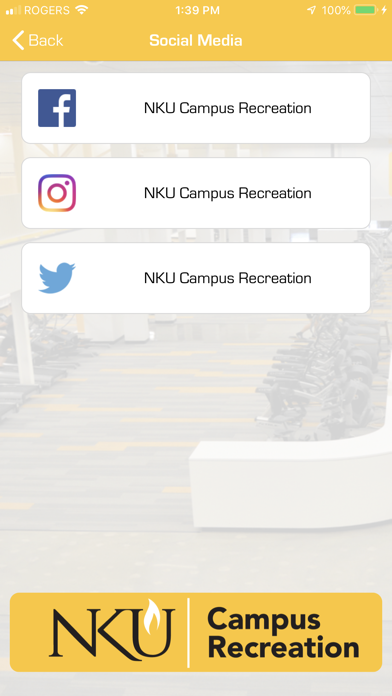 NKU Campus Rec Screenshot