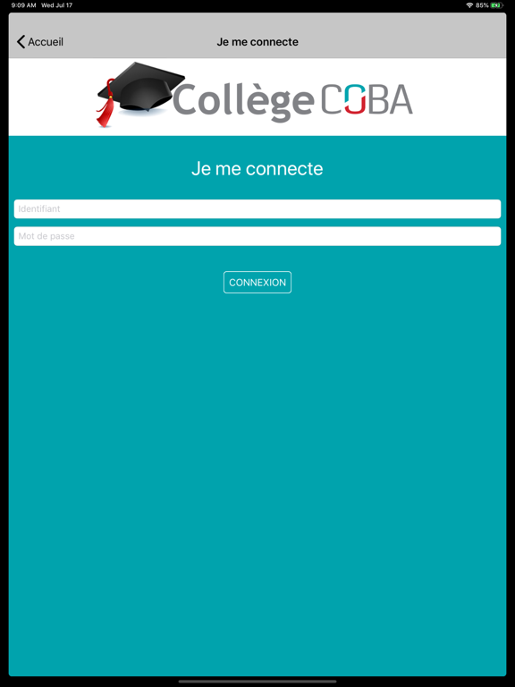 COBA Campus iPad screenshot
