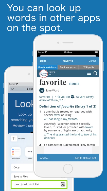 LookUpList - Multi-Dictionary screenshot-3