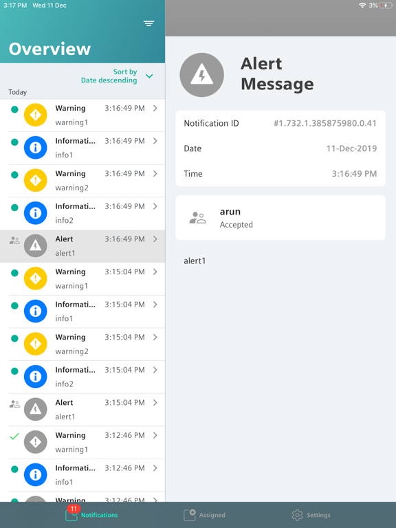 Screenshot #5 pour SIMATIC Notifier