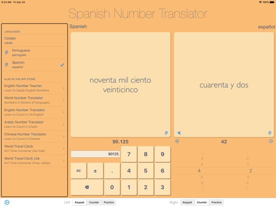 Screenshot #4 pour Spanish Numbers Translator