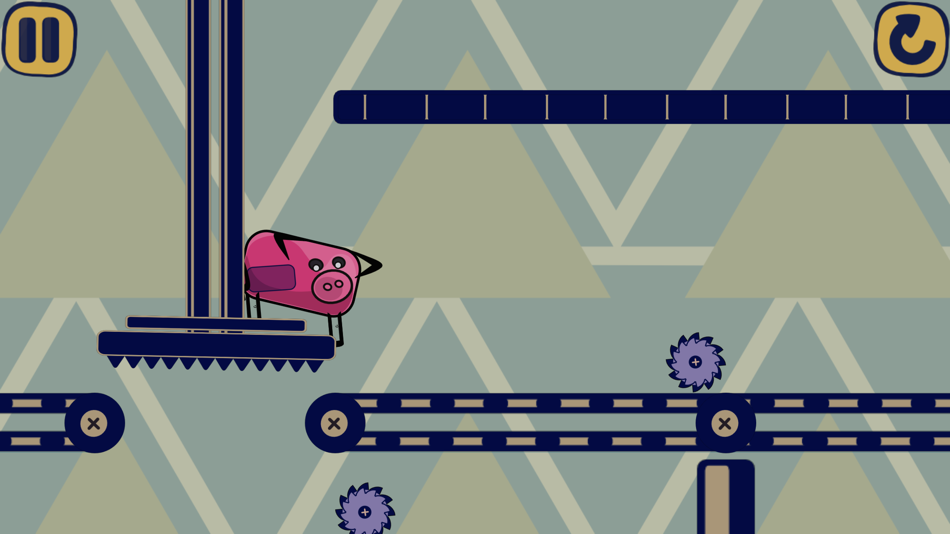 #4. Run Pig Run!! (iOS) 由: Ianis Plumit