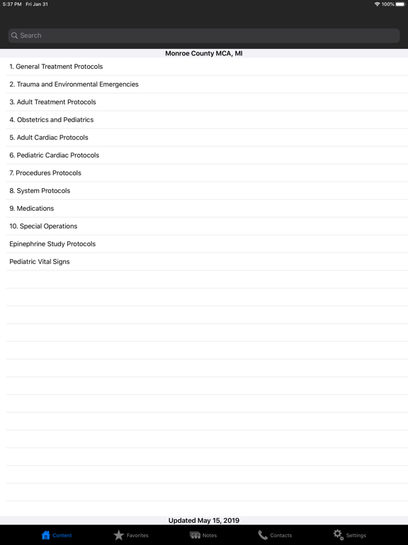 Monroe County MCA iPad screenshot 2 - Medical app