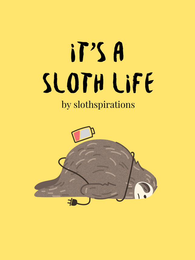 ‎It's a Sloth Life Stickers Screenshot
