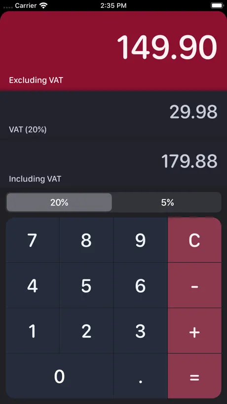 UK VAT Calculator