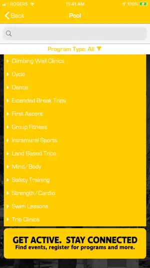 App State UREC screenshot 3