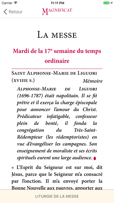 Screenshot #2 pour Magnificat (Edition française)