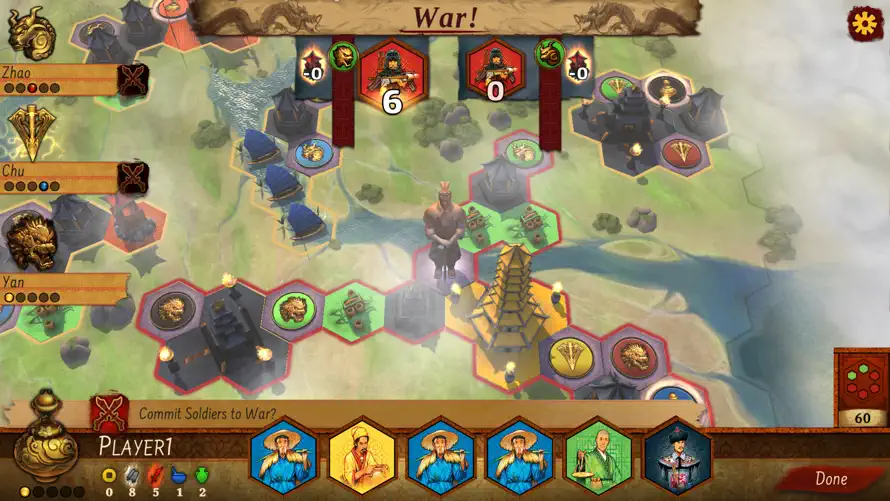 Reiner Knizia Yellow & Yangtze screenshot 1