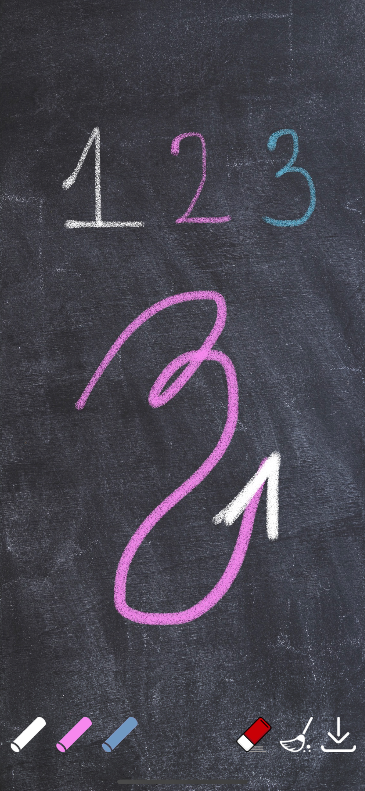 Chalk Draw -writing Blackboard