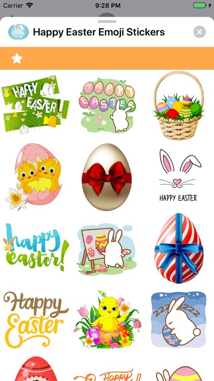 Happy Easter Emoji Stickers !